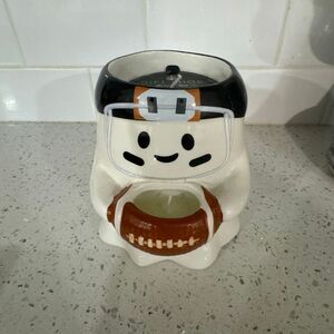 Ghost football double candle brand new   Perfect for football season and Hallowe